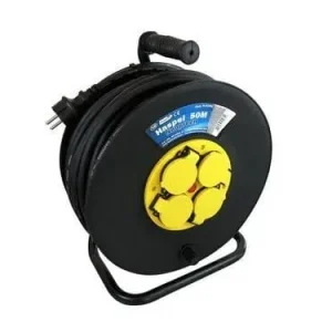 Haspel 50 meter neopreen 3×1,5 mm² Merkproduct