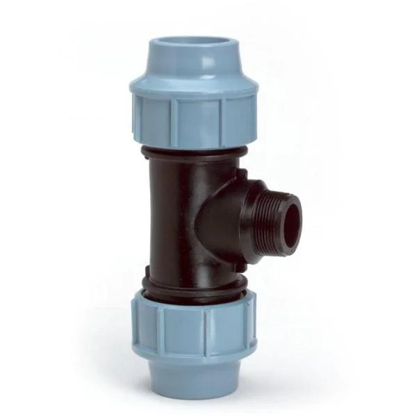 Voordeelprijs Tyleen koppeling T-Stuk 40 mm x 1¼” x 40 mm Knel x buitendraad