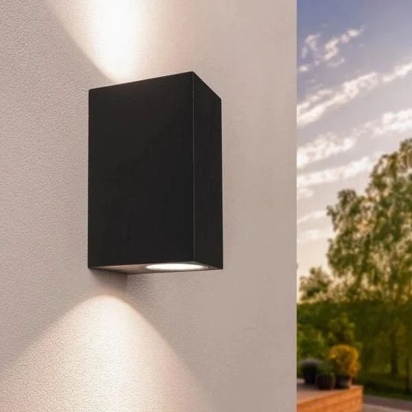 Speciale Aanbieding Wandarmatuur Starling zwart 2 x 3 W 3000K