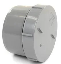 Aanbieding PVC Eindstuk + Schroefdeksel 110 mm lijm