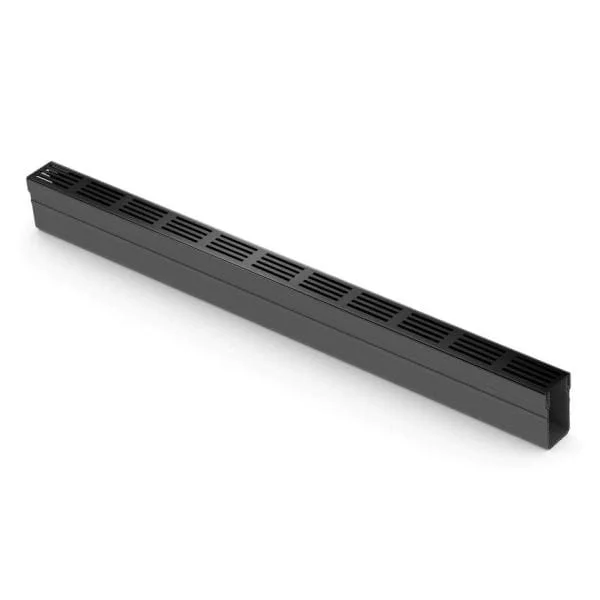 Gratis Retour ACO Slimline lijngoot 61×1000 Zw. Aluminium rooster