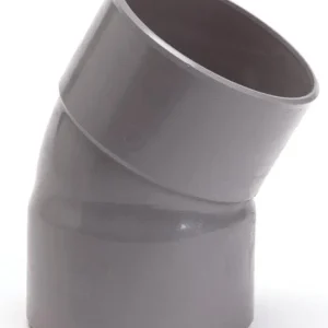 Nicoll PVC Bocht 30° 2 x Mof 110 mm Lijm Grijs Dagaanbieding