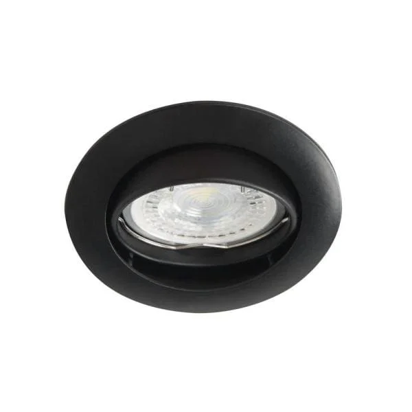 Finale Uitverkoop Zwart armatuur Kanlux Kantelbaar GU10