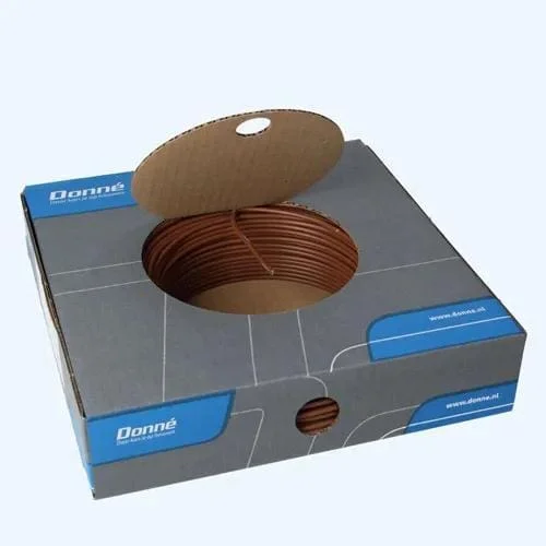 Donné VD-draad 2,5 mm² bruin doos 100 meter Beste Prijs