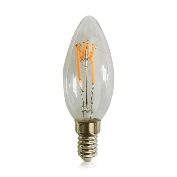Meest Verkocht Led lamp filament kaarslamp 1,6 Watt E14 2100K