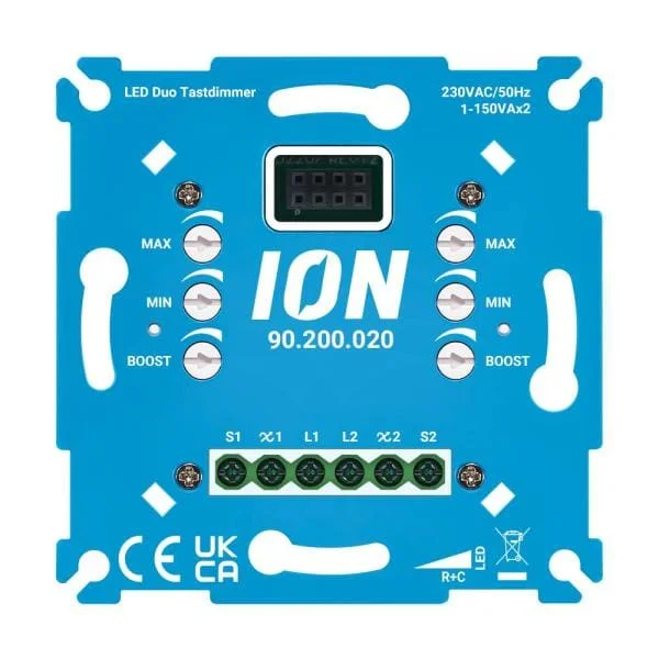 ION Industries Led duo tastdimmer 2 x 0.3 – 150 Watt Tijdelijk Beschikbaar