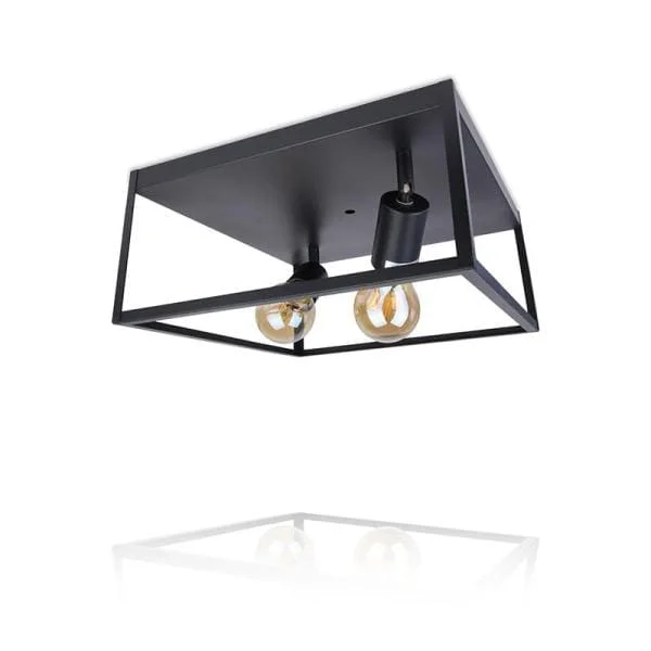 Hanglamp vierkant 2 x E27 8 W 2400K Lage Prijs