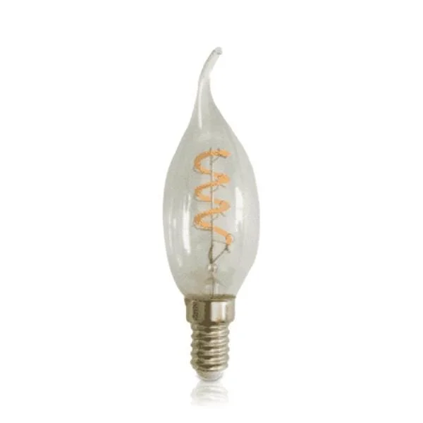Korting Led lamp filament tip clear 2 Watt E14 2400K