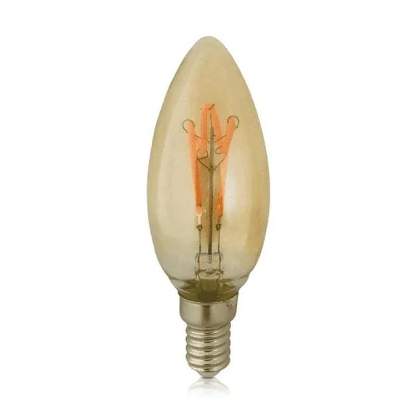Led lamp filament amber 1,6 Watt E14 2100K Bestel Nu