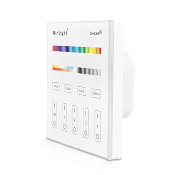 Nu Kopen T4 MI-LIGHT AFSTANDBEDIENING 4 GROEPEN RGB+CCT 220V