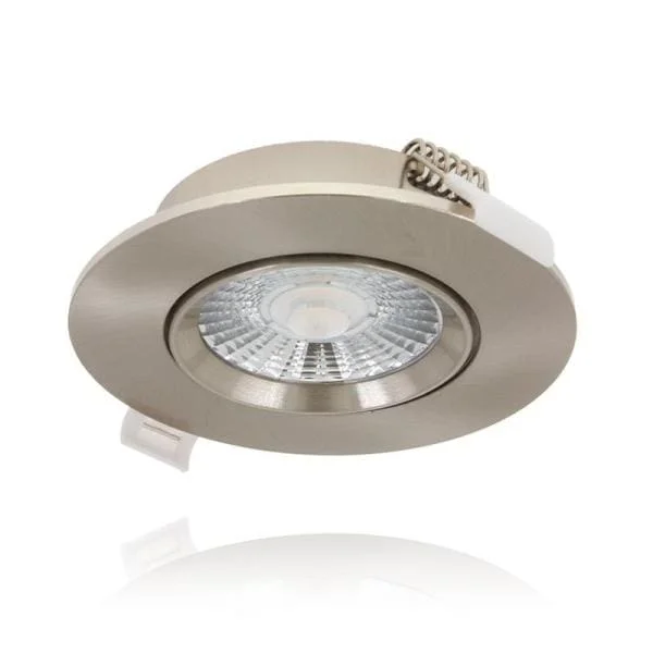 LED inbouwspot Zilver 6W 3000K Direct Beschikbaar