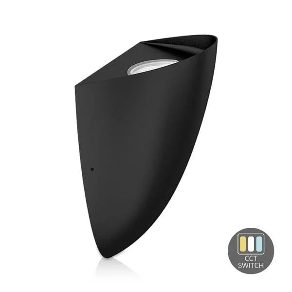 Express Levering Wandlamp zwart dimbaar 8 W CCT Switch