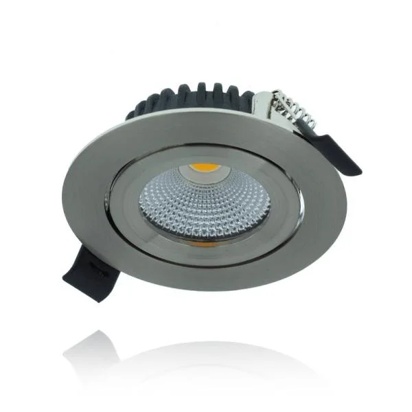 LED INBOUWSPOT VARDA SLIM-FIT 5W DIM2WARM ZILVER Superprijs