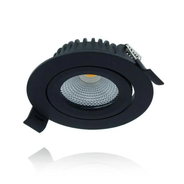 LED inbouwspot 5W Zwart 2700K Seizoensaanbieding