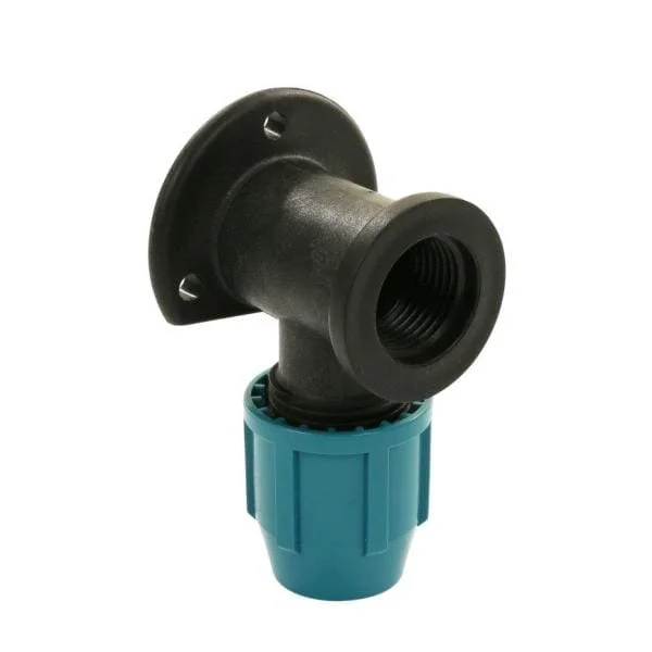 Tyleen koppeling Muurplaat 90° 16 mm x ½” Knel x binnendraad Rechtstreeks Van De Fabrikant