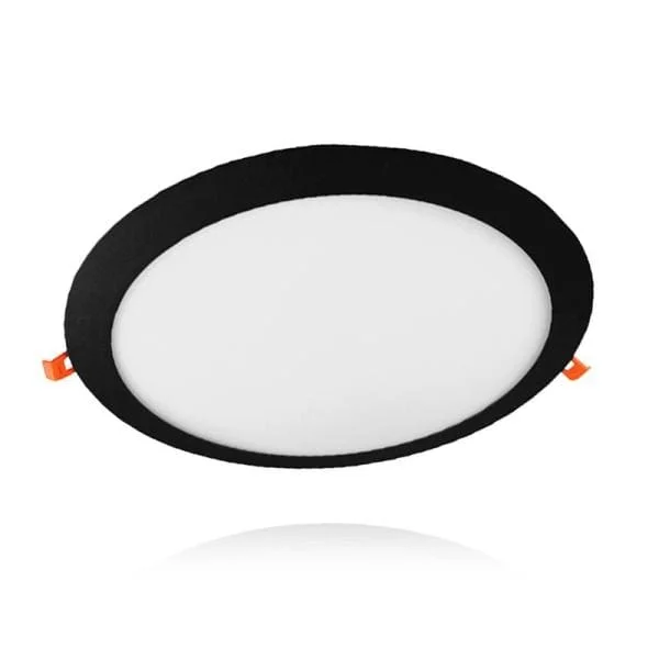Led Downlight 22,8 W 4000K Ø280 Zwart Actieprijs