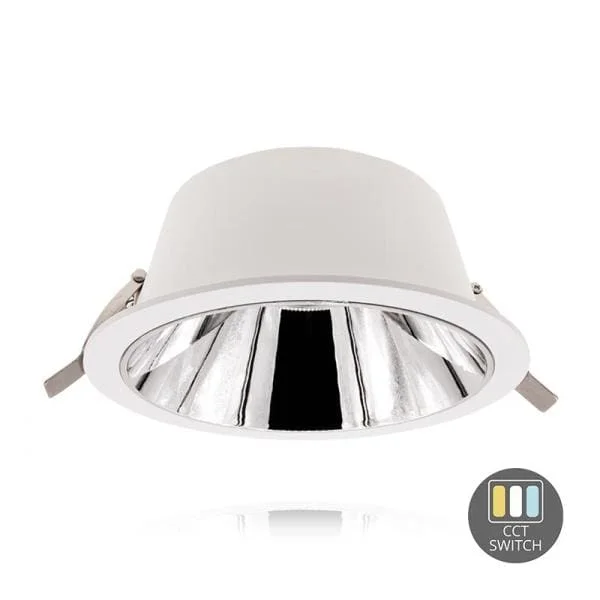 Led Downlight 16 W CCT Switch Ø160 Wit Op = Op