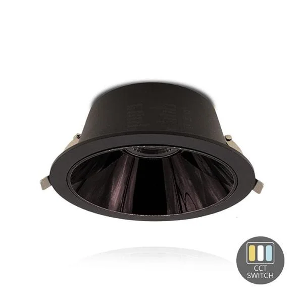 Bestel Nu Led Downlight 16 W CCT Switch Ø130 Zwart