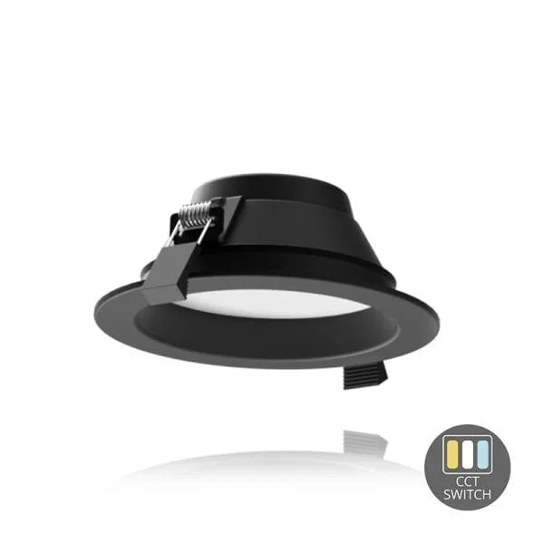 Led Downlight 12 W CCT Switch Ø120 Zwart Speciale Aanbieding