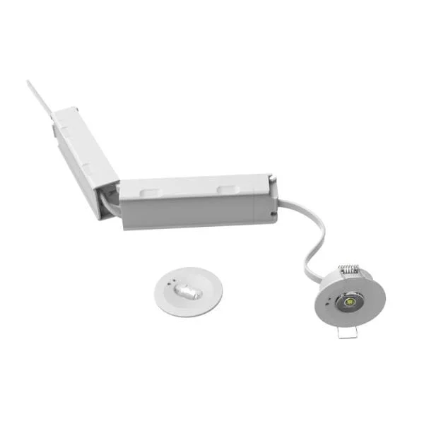 Noodverlichting Inbouwspot 1,2 W wit lens 360° Direct Verzonden