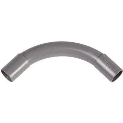 Direct Beschikbaar PVC Elektrobocht 90° 3/4” (19 mm) grijs