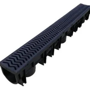 Bestel Nu Polydrain Lijngoot 100 x 12 cm Zwart kunststof