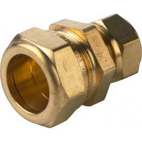 Rechte verloopkoppeling 22 x 15 mm. Knel Merkproduct