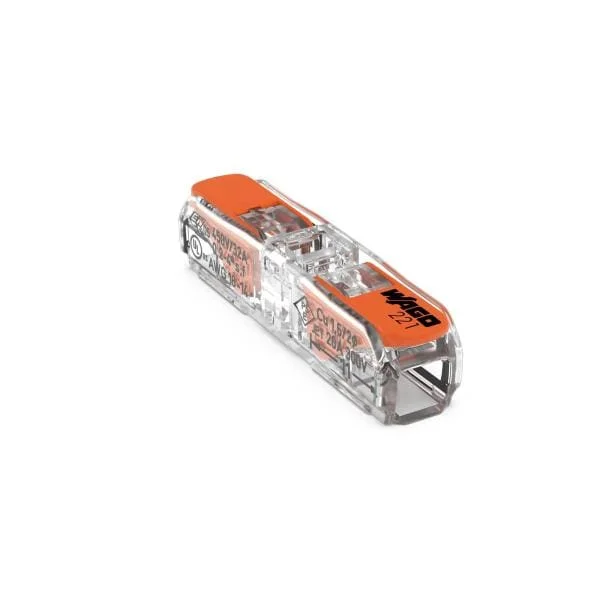 Wago 2-V. verbindingsklem 0,2-4mm2 60st. Uitverkoop