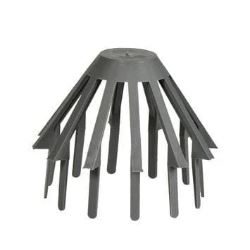 PVC bolrooster goot grijs 80 – 100 mm Betaalbaar