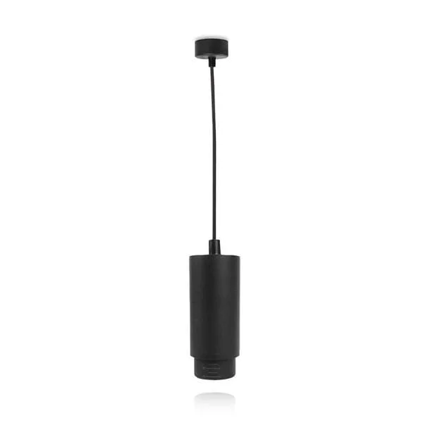 Hanglamp met verstelbare lens Zwart GU10 Exclusief lichtbron Hete Deal