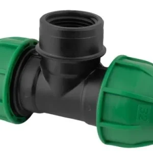 Voordeelprijs Tyleen koppeling T-Stuk 40 mm x 1″ x 40 mm Knel x binnendraad