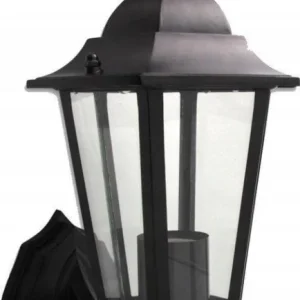 Klassieke wandlamp zwart E27 Exclusief lichtbron Beperkt Aanbod