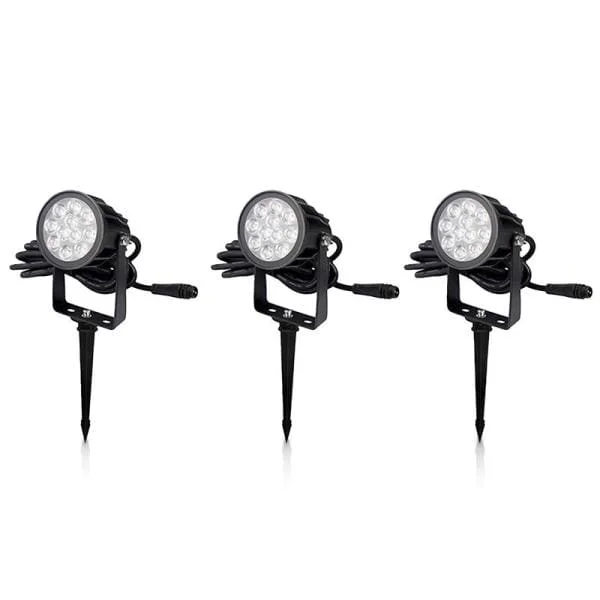 Set Tuinspot met grondpen zwart 24 Volt 6 W RGB + CCT Must-Have