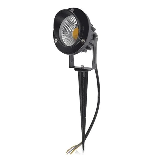 Tuinspot met grondpen zwart 7 W 5000K Merkproduct