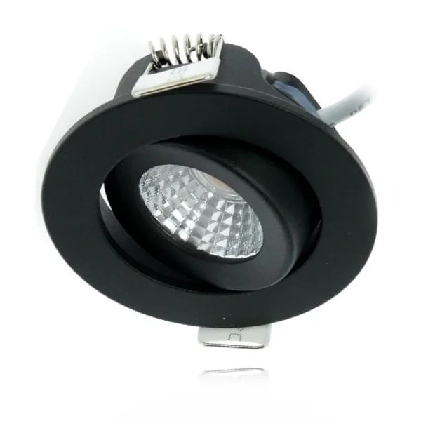 LED inbouwspot zwart 5W Dim2Warm Alleen Vandaag