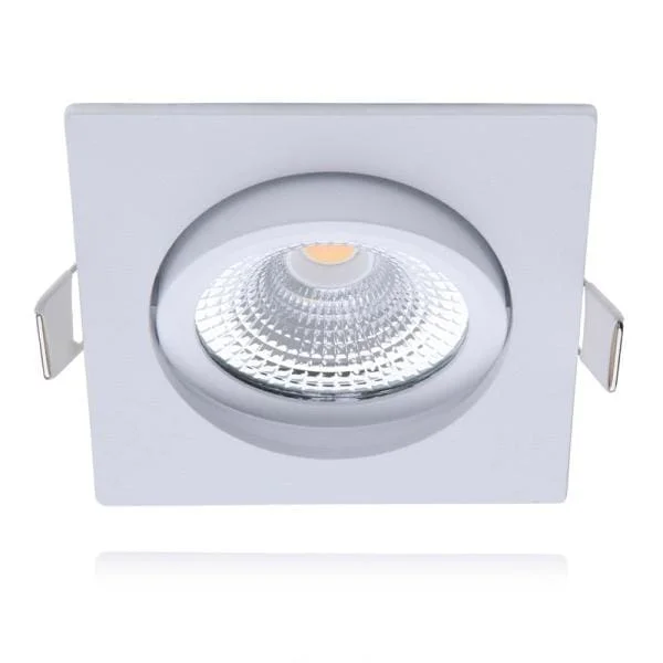 LED inbouwspot 5W Wit Vierkant Dim2Warm Laatste Versie