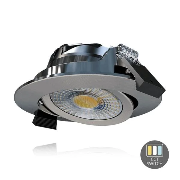 LED inbouwspot 6W CCT Switch Zilver Speciale Aanbieding