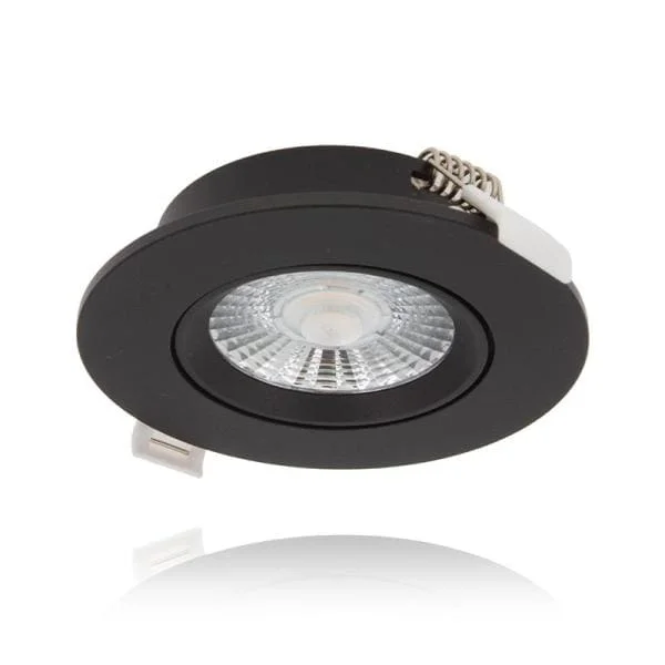 Meest Verkocht LED inbouwspot Zwart 6W Dim2Warm