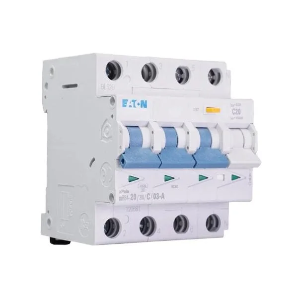 Direct Verzonden Aardlekautomaat 3P+N 20A/300mA C 120681