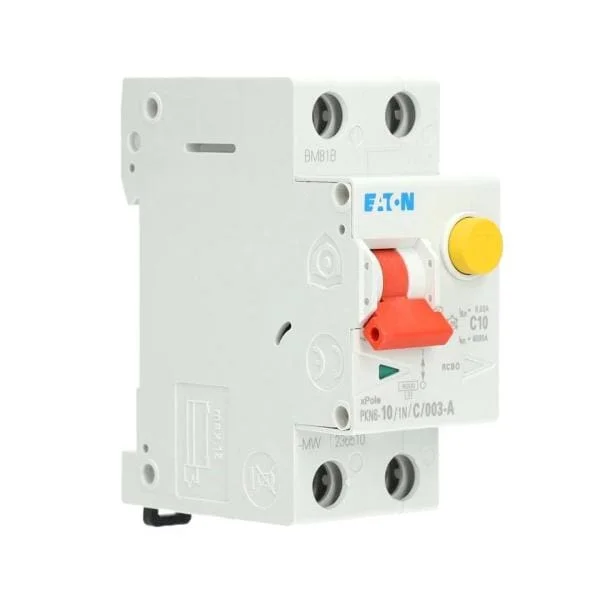 Eaton aardlekautomaat 1-polig+nul 10A C-kar 30mA Direct Beschikbaar