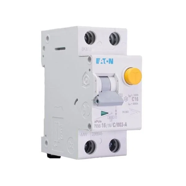 Premium Aardlekautomaat 1P+N 16A/30mA C-kar