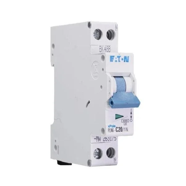 Eaton installatieautomaat 1-polig+nul 20A C-kar Nu Kopen