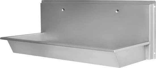 Wastrog met kraangat en achterwand Lengte 100 cm Express Levering