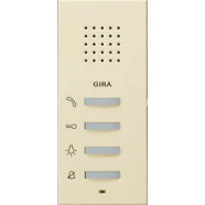 Uitverkoop Gira 125001 Systeem 55 Huisstation Crème wit glanzend