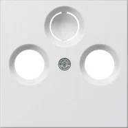 Bestseller Gira 086927 Systeem 55 Afdekking voor coax-antenne contactdoos Zuiver wit mat