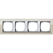 Tijdelijk Beschikbaar Gira 0214776 Event Clear Afdekraam 4-voudig Zand met overgangsafdekraam Aluminium