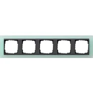Veilige Betaling Gira 021585 Event Opaque Afdekraam 5-voudig Mint met overgangsafdekraam Antraciet