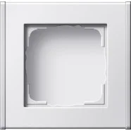 Bestseller Gira 136127 Profiel 55 enkelvoudig voor verticale en horizontale installatie enkelvoudig Zuiver wit gelakt