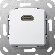 Actieprijs Gira 566903 Basiselement HDMI "High Speed with Ethernet" Koppeling Zuiver wit glanzend