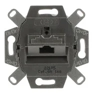 Busch-Jaeger 0218/11-101 Datacontactdoos Cat 6a 1x RJ45 Merkproduct